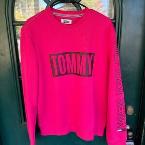 Tommy H hot pink crewneck